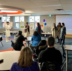 OP'S Muslim Student Association performing a skit.