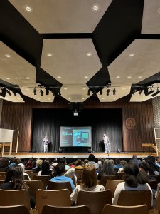 keynote presentation at celebrating inclusion event