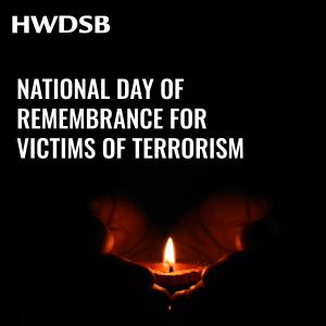 candle for victims of terrorism day