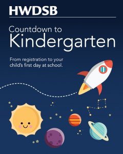 countdown to kindergarten booklet cover