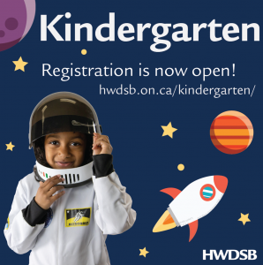 kinder registration is now open