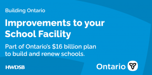 improvements to your school facility thanks to building ontario