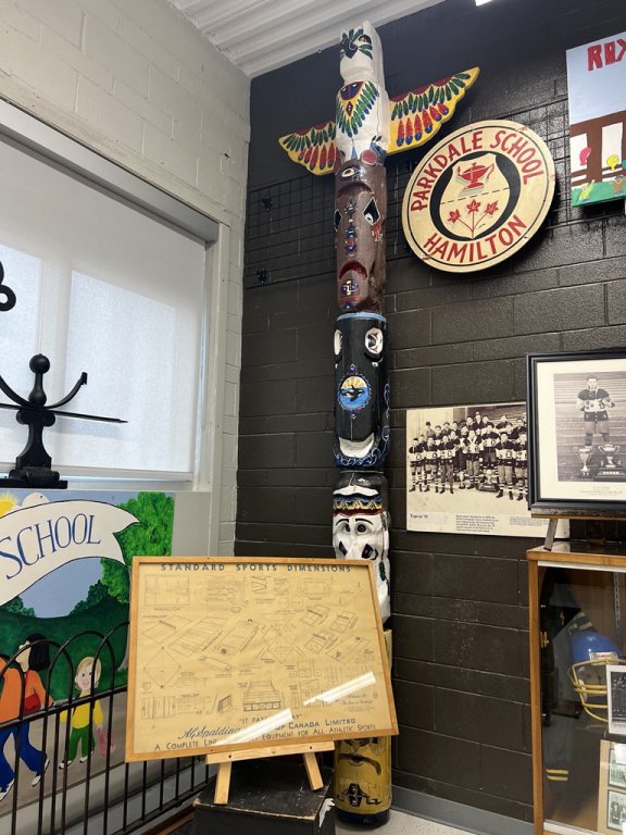 Artifacts on display at HWDSB Educational Archives