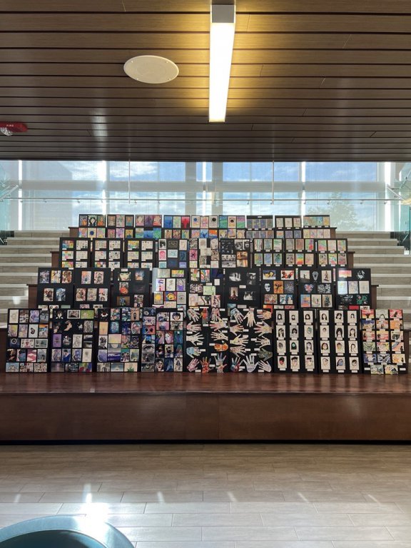 Student art at HWDSB Art Exhibit