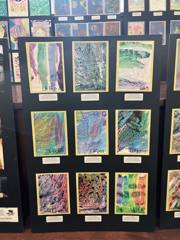 Student art at HWDSB Art Exhibit