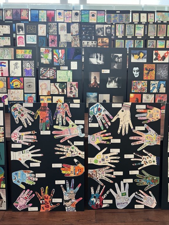 Student art at HWDSB Art Exhibit