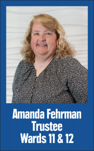 photo of wards 11 and 12 trustee amanda fehrman