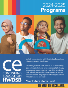 cover for 2024-25 ce programs brochure with multiple students and learners