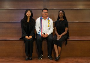 2024-2025 Student Trustees and Shakowennakara:tats